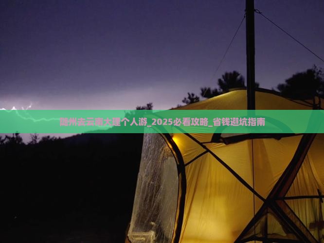 随州去云南大理个人游