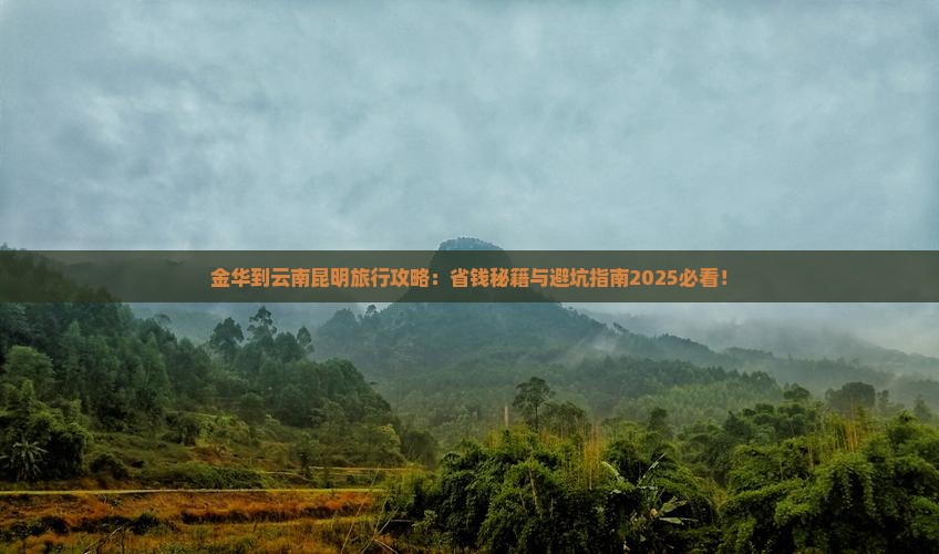 金华到云南昆明旅行社