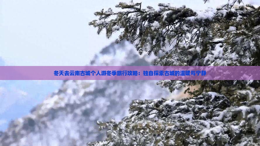 冬天去云南古城个人游
