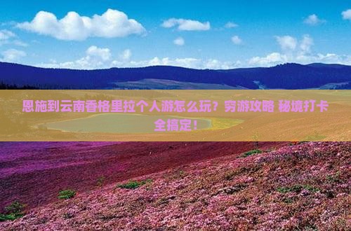 恩施到云南香格里拉个人游