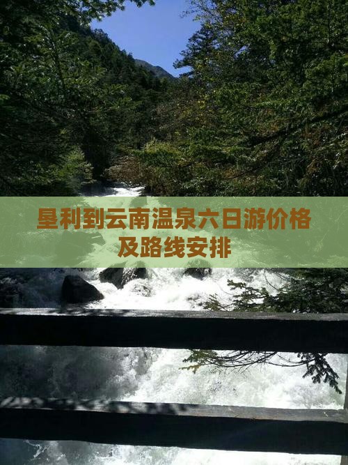 垦利到云南温泉六日游