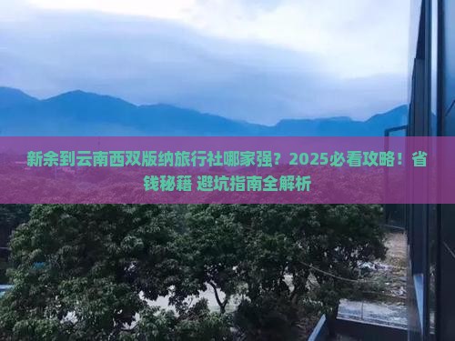 新余到云南西双版纳旅行社