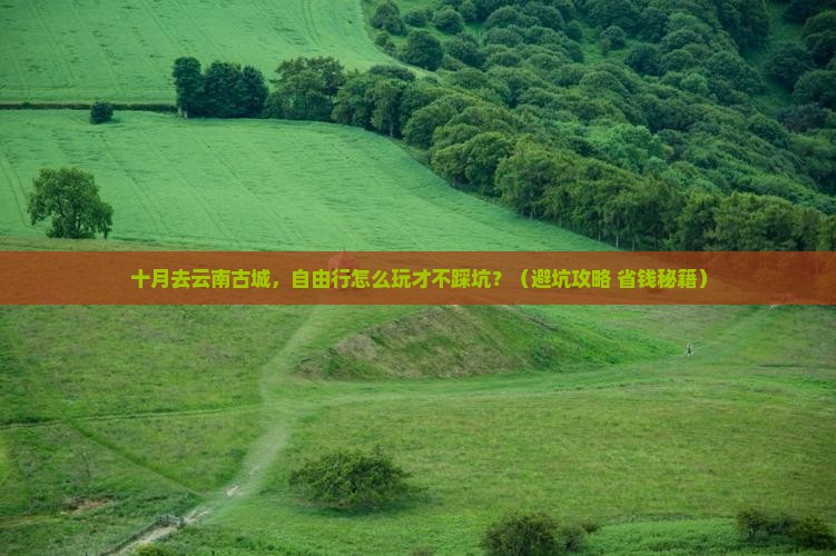 十月到云南古城自由团