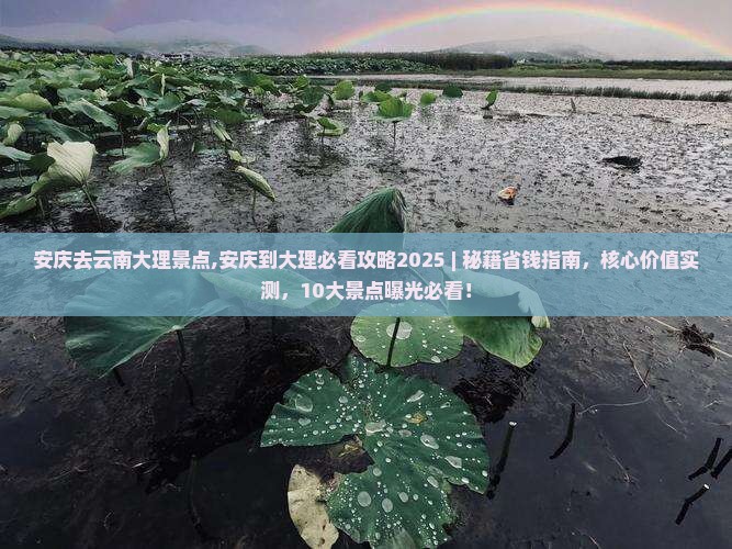 安庆去云南大理景点