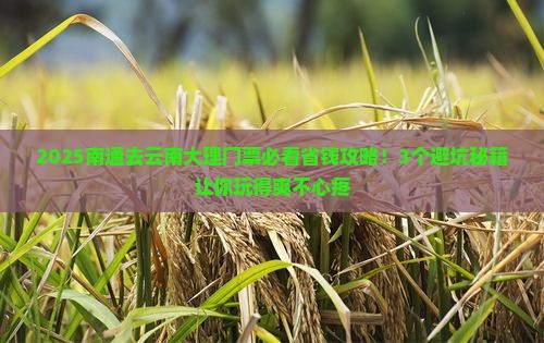 南通去云南大理门票