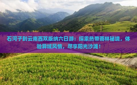石河子到云南西双版纳六日游