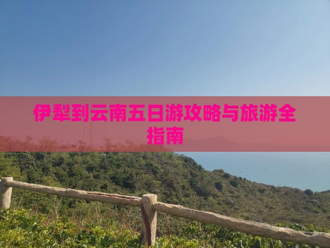 伊犁到云南五日游