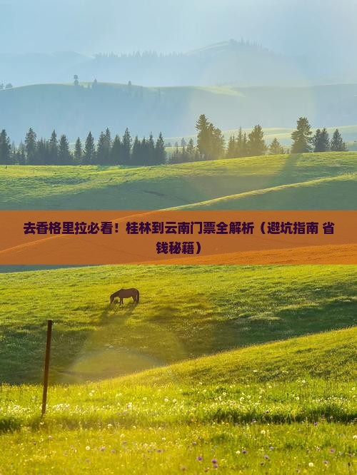 桂林到云南香格里拉门票