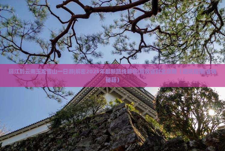 丽江到云南玉龙雪山一日
