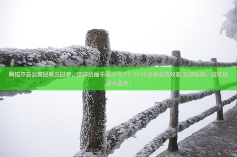 阿拉尔去云南昆明三日游