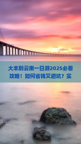 大丰到云南一日