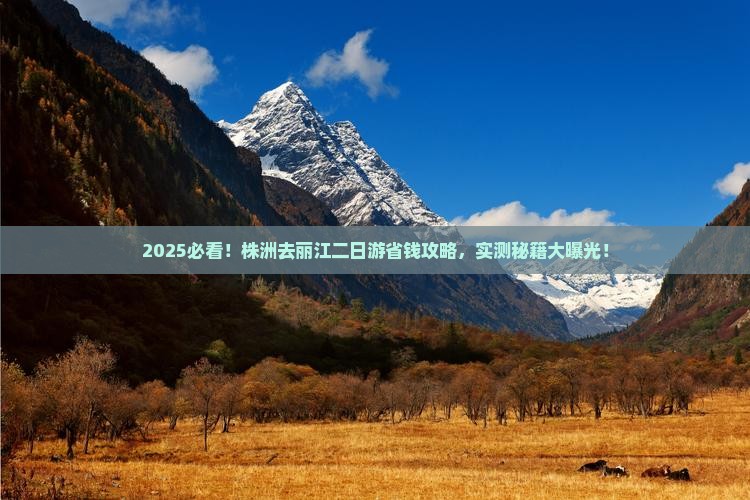 株洲去云南丽江二日游