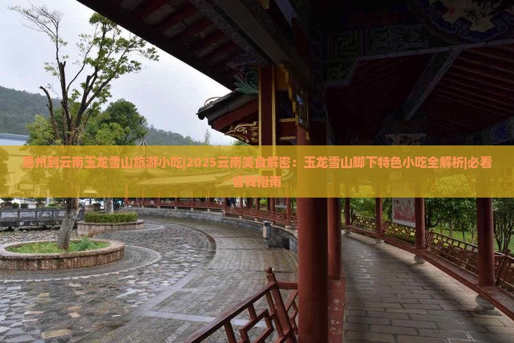惠州到云南玉龙雪山旅游小吃