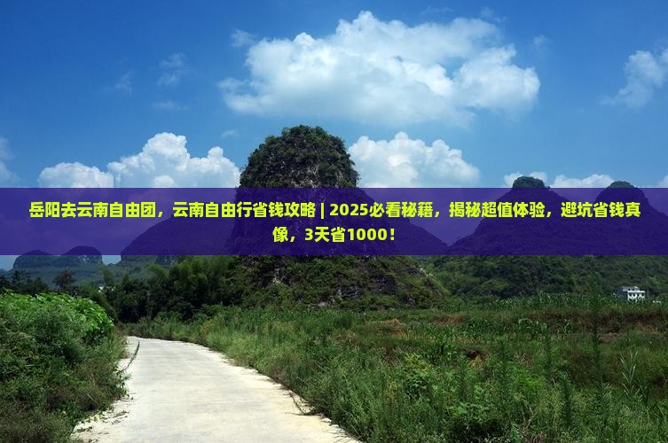 岳阳去云南自由团