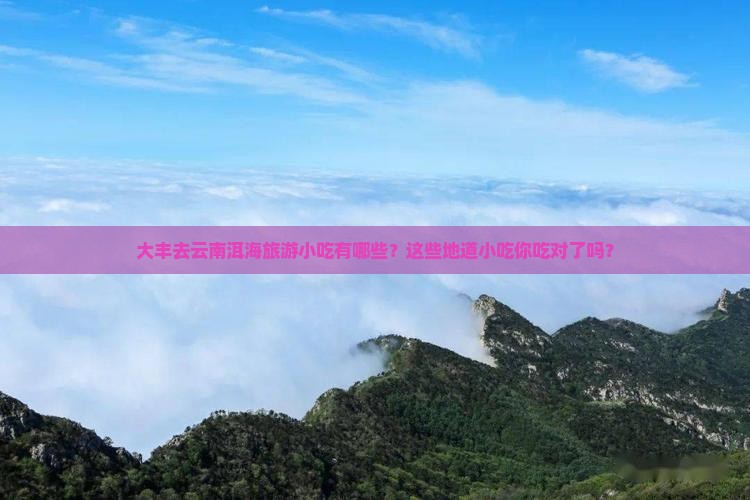 大丰去云南洱海旅游小吃