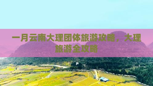 一月到云南大理团体旅游