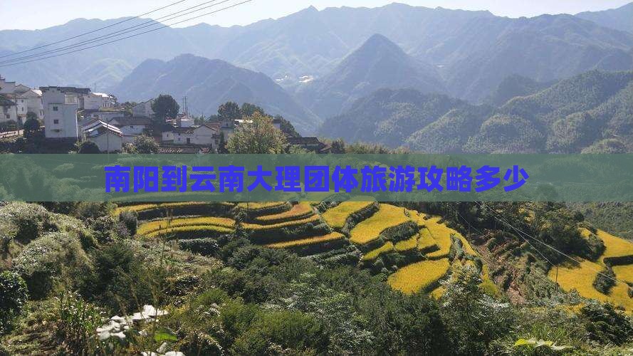 南阳到云南大理团体旅游