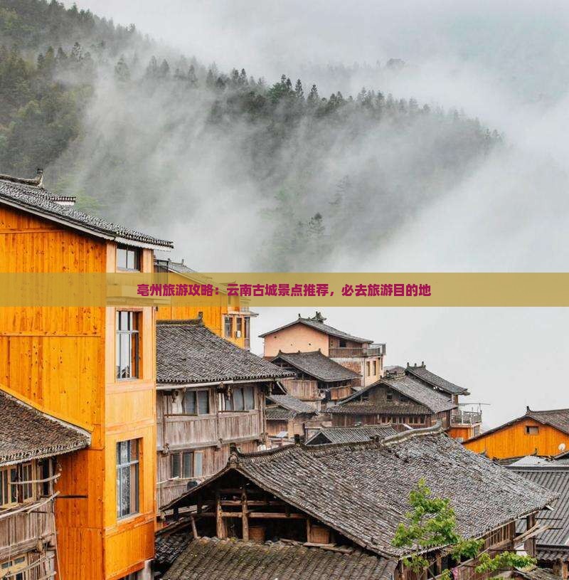 亳州去云南古城必去地