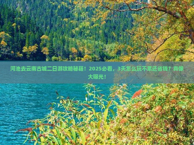 河池去云南古城二日游