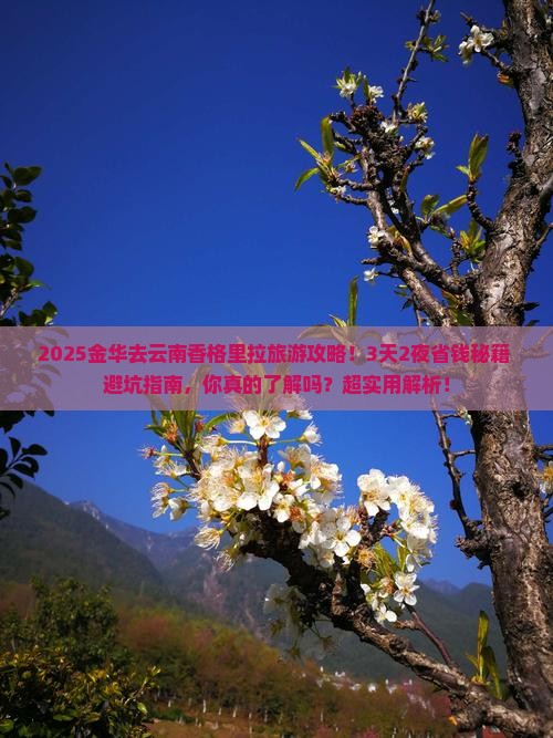 金华去云南香格里拉旅游