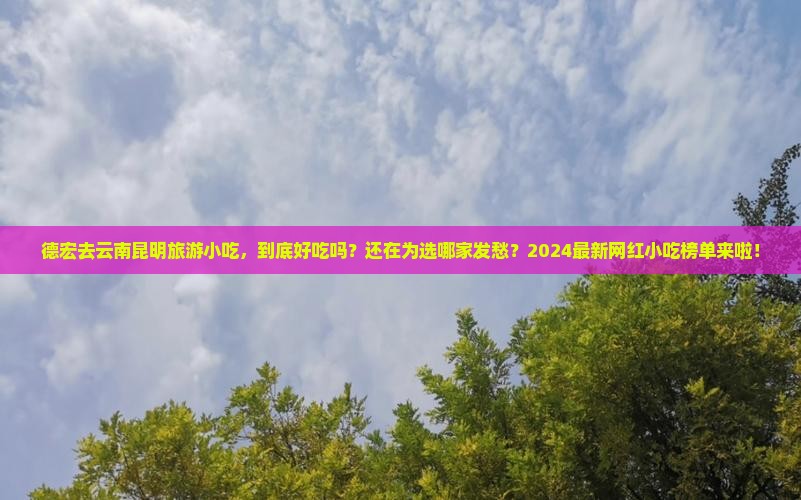 德宏去云南昆明旅游小吃