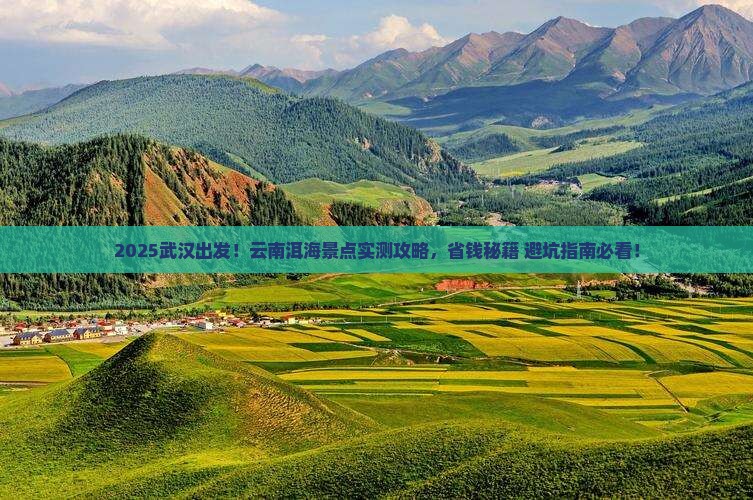 武汉到云南洱海景点