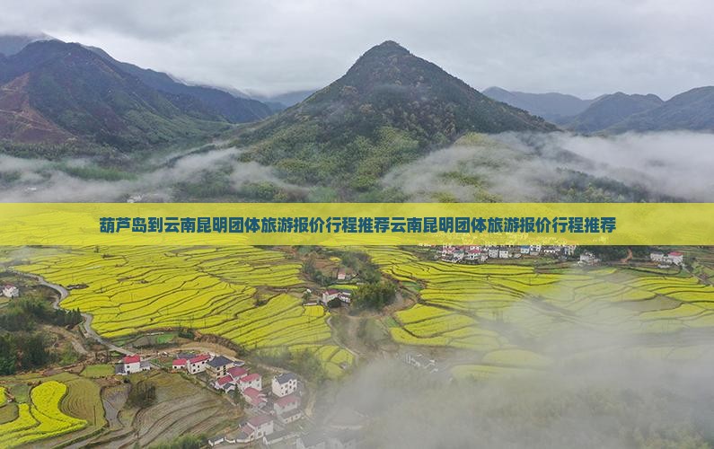 葫芦岛到云南昆明团体旅游