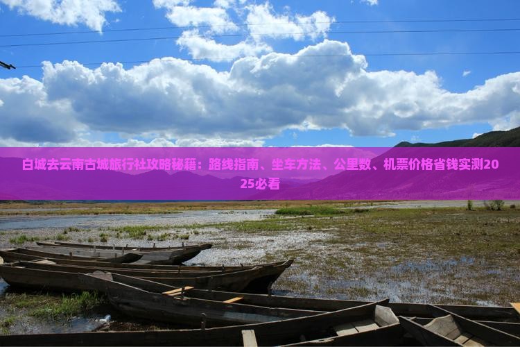 白城去云南古城旅行社