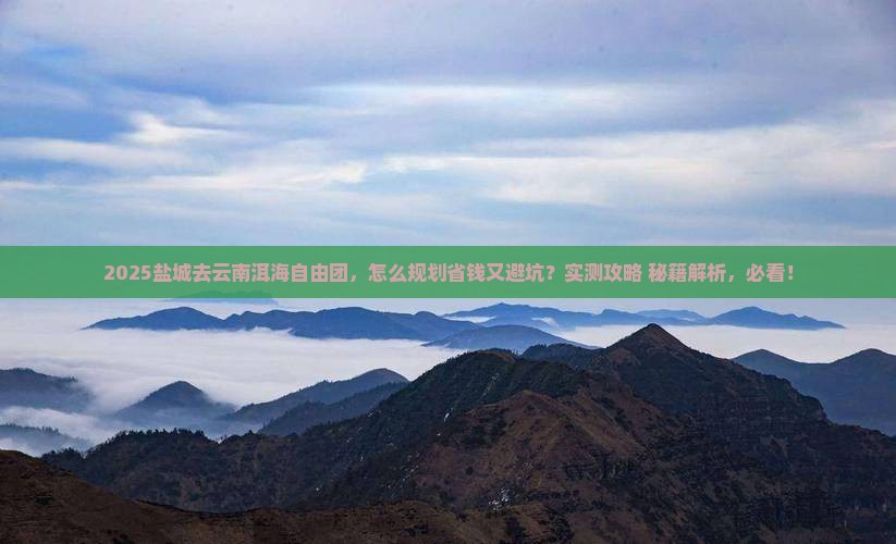盐城去云南洱海自由团