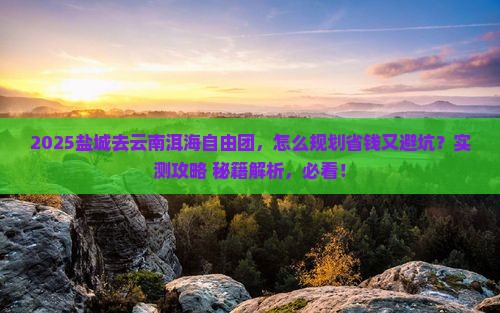 盐城去云南洱海自由团