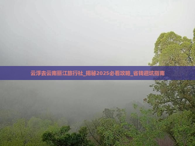 云浮去云南丽江旅行社