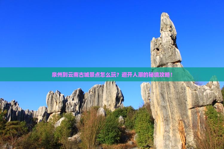 泉州到云南古城景点
