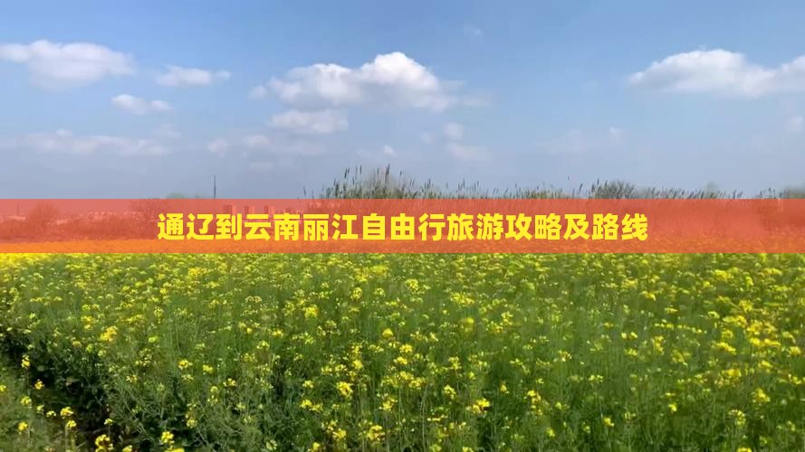 通辽到云南丽江自由行