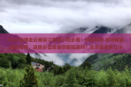 淄博去云南丽江旅游小吃