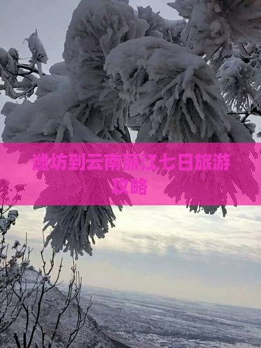 潍坊到云南丽江七日游