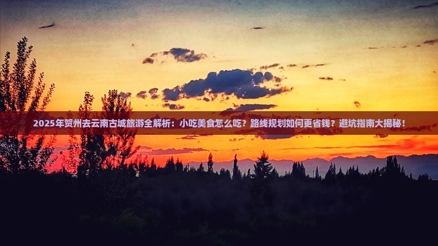 贺州去云南古城旅游小吃