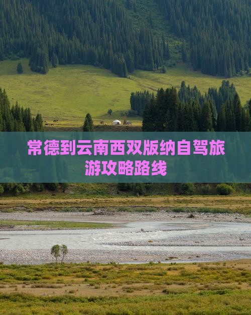 常德到云南西双版纳景点