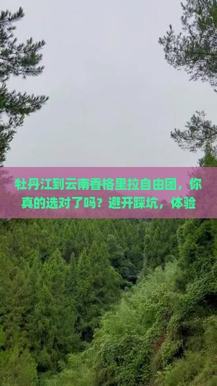 牡丹江到云南香格里拉自由团