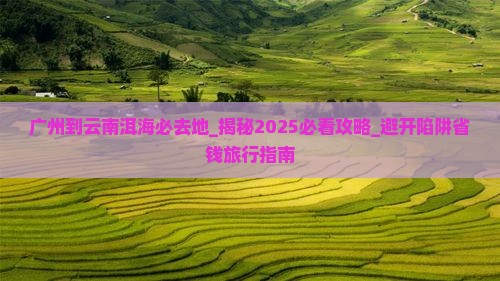 广州到云南洱海必去地