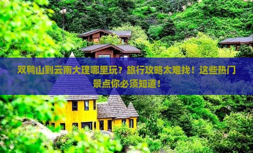 双鸭山到云南大理哪里玩