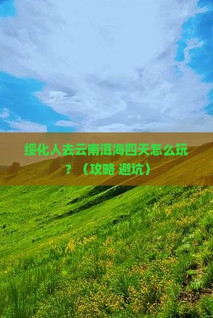 绥化去云南洱海四日游