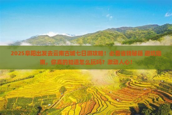 阜阳去云南古城七日游