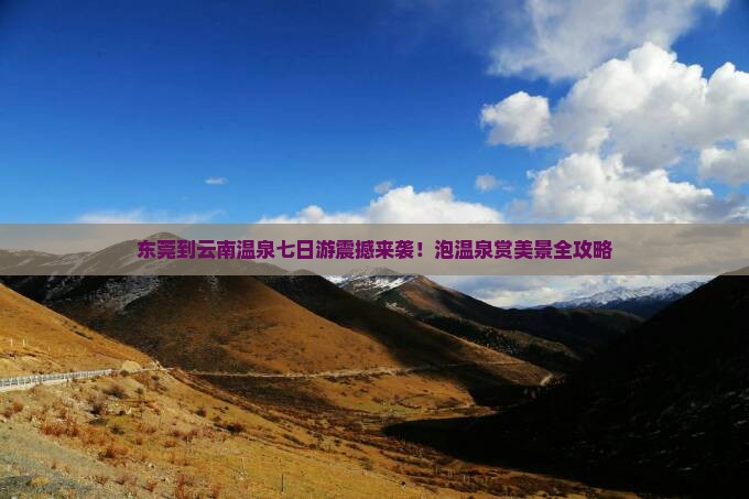 东莞到云南温泉七日游