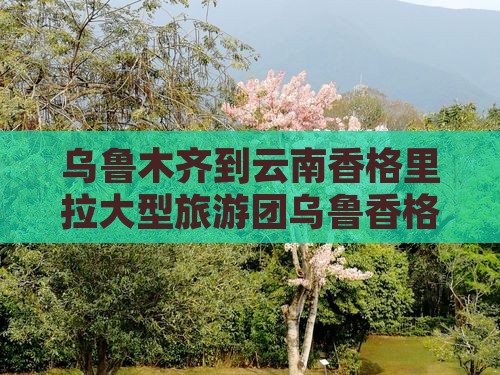 乌鲁木齐到云南香格里拉大型旅游团