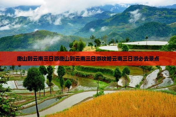 唐山到云南三日游