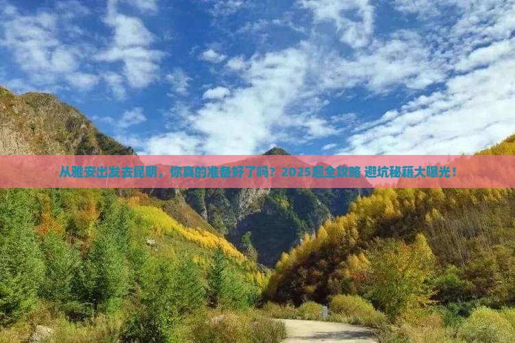 雅安去云南昆明大型旅游团