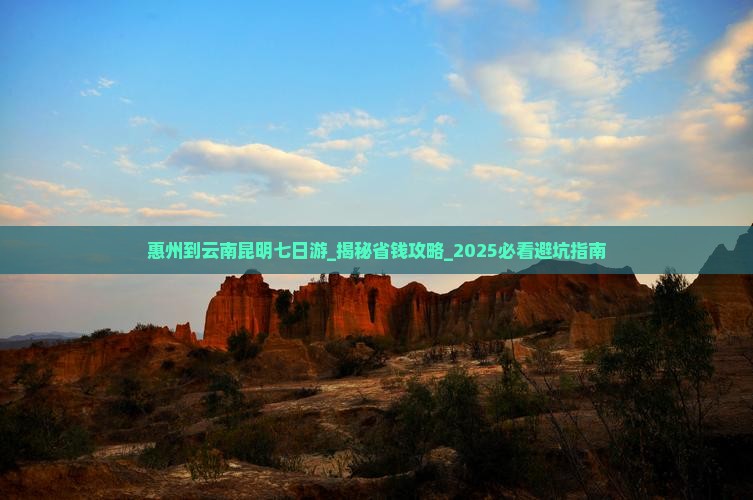 惠州到云南昆明七日游