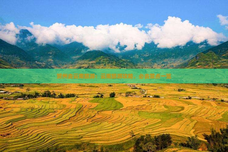 贺州去云南旅游