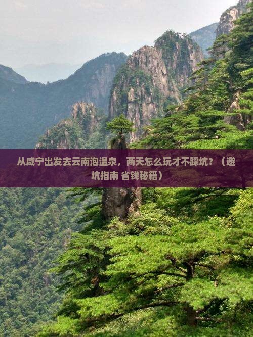 咸宁到云南温泉二日游