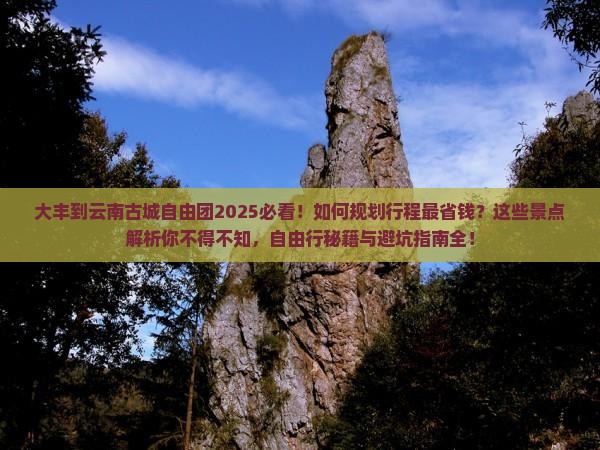 大丰到云南古城自由团